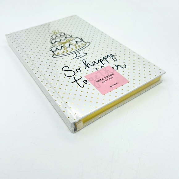 Kate Spade Hard Cover SO HAPPY TOGETHER Lined Journal Book Bridal, Wedding - Picture 6 of 9